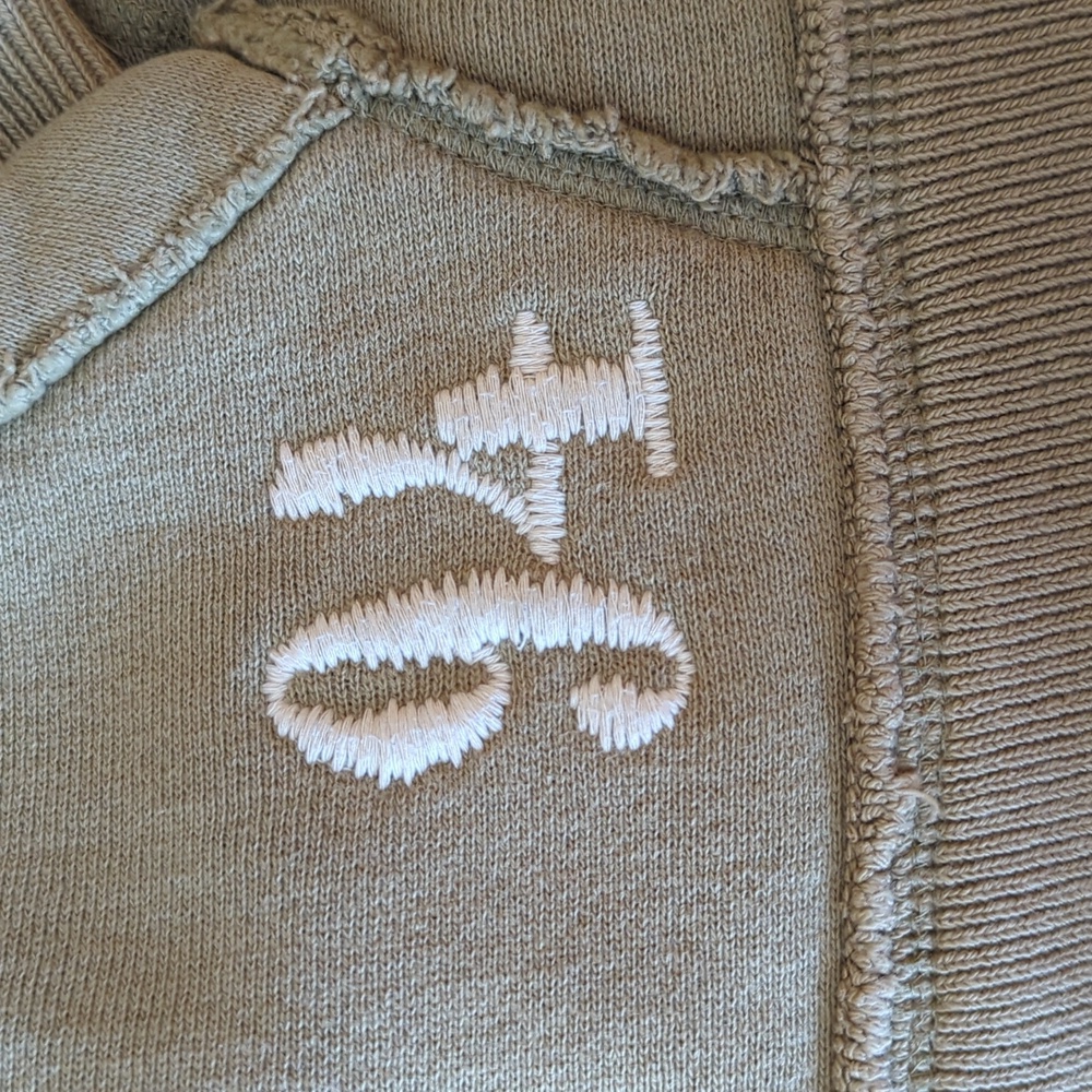 Oversized Vintage quarter zip Life is Good sweatshirt - Picture 6 of 7